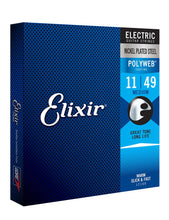 Load image into Gallery viewer, Elixir E12100 Poly Elec Medium 11-49 Set

