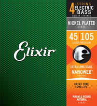 Lade das Bild in den Galerie-Viewer, Elixir E14087 Nano Bass Xl Med 45-105 Set
