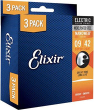 Lade das Bild in den Galerie-Viewer, Elixir E16540 Electric Nano 9-42 Three Pack
