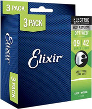 Lade das Bild in den Galerie-Viewer, Elixir E16550 Electric Optiweb 9-42 Three Pack
