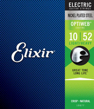 Lade das Bild in den Galerie-Viewer, Elixir E19077 Optiweb Elec Light/Heavy 10-52 Set
