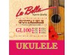 La Bella GL100 Guitalele 6-String Set 28, 32, 40, 30w, 37, 48w