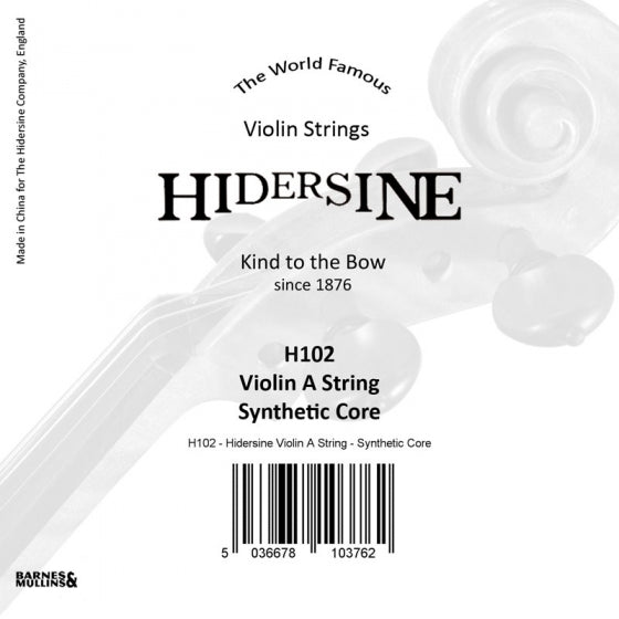 Hidersine Violin String A Synthetic Core