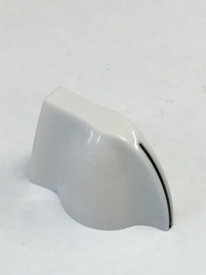 Peavey Mini Chicken Head Knob White With Black Pointer- Spline Shaft