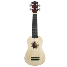 Lade das Bild in den Galerie-Viewer, Kona 21&quot;Soprano Ukulele Normal Tension Guitar+Binding
