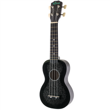 Lade das Bild in den Galerie-Viewer, Kona 21&quot;Soprano Ukulele Sparkle Black
