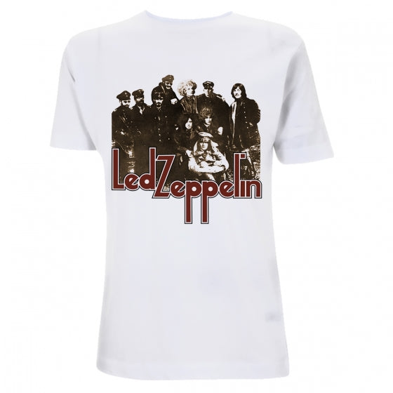 Led Zeppelin T-Shirt Xxl - Lz Ii Photo White