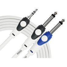 Lade das Bild in den Galerie-Viewer, Kirlin Lightgear 3.5mm L/R 1/4&quot;Jack 6Ft
