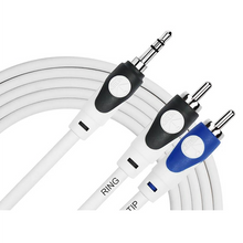 Lade das Bild in den Galerie-Viewer, Kirlin Lightgear 3.5mm To L/R Rca Ph 6Ft
