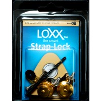 Loxx Music Box Acoustic Strap Locks - Gold