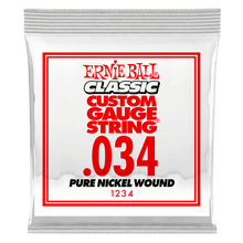 Lade das Bild in den Galerie-Viewer, Ernie Ball .034 Pure Nickel Round Wound
