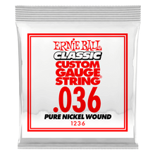 Lade das Bild in den Galerie-Viewer, Ernie Ball .036 Pure Nickel Round Wound
