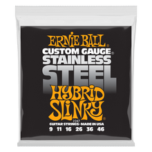 Lade das Bild in den Galerie-Viewer, Ernie Ball Stainless Steel Hybrid Slinky Set 9-46
