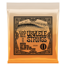 Load image into Gallery viewer, Ernie Ball Concert/ Soprano Nylon Ballend Uke Set Clr
