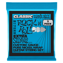 Lade das Bild in den Galerie-Viewer, Ernie Ball Classic Pure Nickel Slinky Set 8-38 (3 Set Pack)
