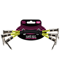 Lade das Bild in den Galerie-Viewer, Ernie Ball 6&quot; Patch Cable 3Pk Black
