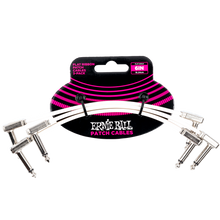 Lade das Bild in den Galerie-Viewer, Ernie Ball 6&quot; Flat Ribbon Patch Cable 3-Pack - White
