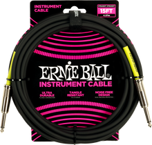 Lade das Bild in den Galerie-Viewer, Ernie Ball 15Ft Pvc Straight-Straight Black
