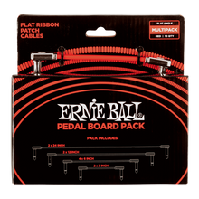 Load image into Gallery viewer, Ernie Ball Flat Ribbon Pedalboard Multi Pack - Red
