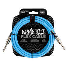 Load image into Gallery viewer, Ernie Ball Flex Instr Cable Straight/Straight 10Ft - Blue
