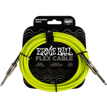 Load image into Gallery viewer, Ernie Ball Flex Instr Cable Straight/Straight 10Ft - Green
