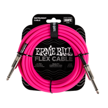 Load image into Gallery viewer, Ernie Ball Flex Instr Cable Straight/Straight 20Ft - Pink
