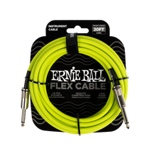 Load image into Gallery viewer, Ernie Ball Flex Instr Cable Straight/Straight 20Ft - Green

