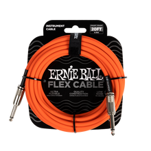 Load image into Gallery viewer, Ernie Ball Flex Instr Cable Straight/Straight 20Ft - Orange
