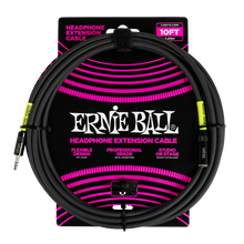 Load image into Gallery viewer, Ernie Ball Headphone Extension Cable 3.5mm To 3.5mm 10Ft
