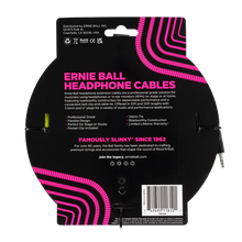 Load image into Gallery viewer, Ernie Ball Headphone Extension Cable 3.5mm To 3.5mm 10Ft
