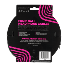 Load image into Gallery viewer, Ernie Ball Headphone Extension Cable 3.5mm To 3.5mm 20Ft
