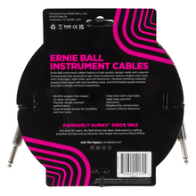 Load image into Gallery viewer, Ernie Ball 10' Braided Straight/Straight Cable - Purple Python

