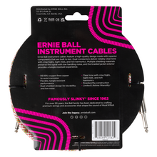 Load image into Gallery viewer, Ernie Ball 18' Braided Straight/Straight Cable - Emerald Argyle
