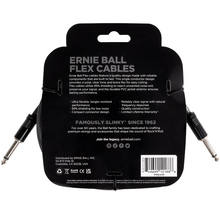 Load image into Gallery viewer, Ernie Ball Flex Instr Cable Straight/Straight 20Ft - Black
