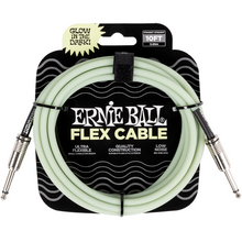 Load image into Gallery viewer, Ernie Ball Flex Instr Cable Straight/Straight 10Ft - Glow In Dark
