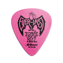 Lade das Bild in den Galerie-Viewer, Ernie Ball Everlast Picks 12-Pack Pink .60mm
