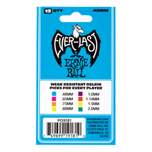 Load image into Gallery viewer, Ernie Ball Everlast Picks 12-Pack Blue .48mm
