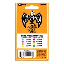 Load image into Gallery viewer, Ernie Ball Everlast Picks 12-Pack Orange .73mm
