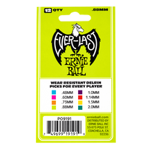 Lade das Bild in den Galerie-Viewer, Ernie Ball Everlast Picks 12-Pack Green .88mm
