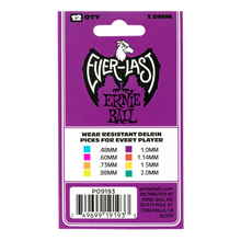 Load image into Gallery viewer, Ernie Ball Everlast Picks 12-Pack Purple 1.0mm
