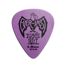 Load image into Gallery viewer, Ernie Ball Everlast Picks 12-Pack Purple 1.0mm
