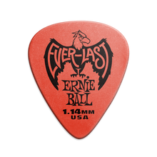 Load image into Gallery viewer, Ernie Ball Everlast Picks 12-Pack Red 1.14mm
