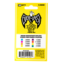 Load image into Gallery viewer, Ernie Ball Everlast Picks 12-Pack Yellow 1.5mm

