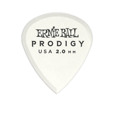 Load image into Gallery viewer, Ernie Ball Prodigy Mini Picks 6-Pack 2.0mm - White
