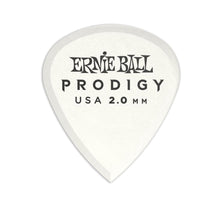 Load image into Gallery viewer, Ernie Ball Prodigy Mini Picks 6-Pack 2.0mm - White
