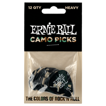 Lade das Bild in den Galerie-Viewer, Ernie Ball Heavy Camouflage Pick x 12
