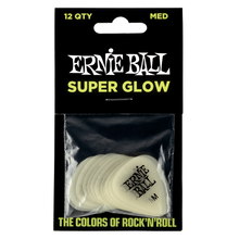 Lade das Bild in den Galerie-Viewer, Ernie Ball Medium Super Glow Pick x 12
