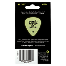 Lade das Bild in den Galerie-Viewer, Ernie Ball Medium Super Glow Pick x 12
