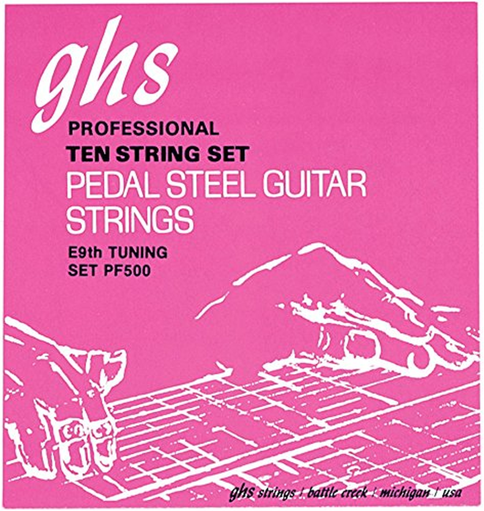 Ghs Pedal Steel Nickel Rockers E9Th. Set