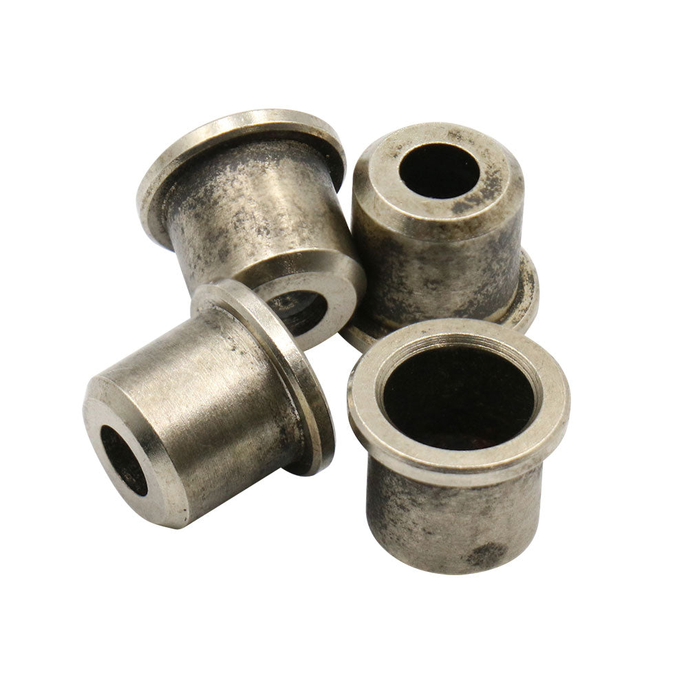 Reliced nickel bass string ferrule set